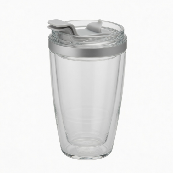 Water Cup With Lid Office Glass 20