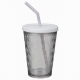 Diamond Tumbler Plastic Coffee Mugs With Straw And Lid Drinking Water 25