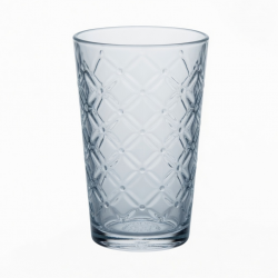 Borosilicate Cups With 3D Pattern Household Water Tumbler Glass For Juice Milk