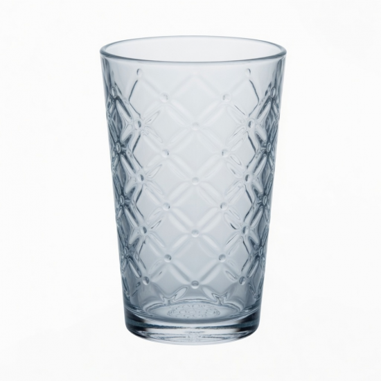 Borosilicate Cups With 3D Pattern Household Water Tumbler Glass For Juice Milk