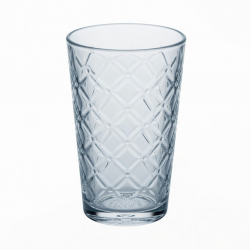 Borosilicate Cups With 3D Pattern Household Water Tumbler Glass For Juice Milk
