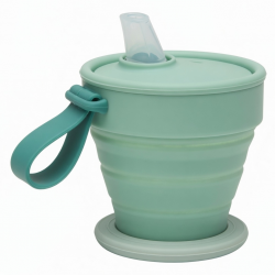 Silicone Water Cup 200ml Portable Outdoor Travel
