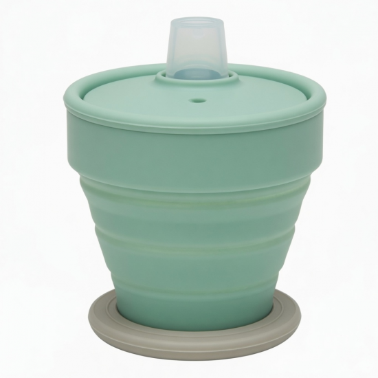 Silicone Water Cup 200ml Portable Outdoor Travel