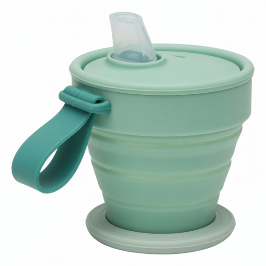 Silicone Water Cup 200ml Portable Outdoor Travel