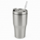 Double Wall Vacuum Steel Travel 304 Stainless Mug With Lid And Straw Water